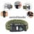 Unihoh Survival Kit 15 in 1,Außen Notfall Survival Kit mit Klappmesser, Armband, Taschenlampe,Rettungsdecke Optimal für Campen oder Wandern Outdoor Abenteuer - 6