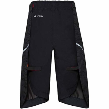 VAUDE Accessories Bike Chaps, Überzieh-Hose für den Radsport, black, XS/S, 412570105200 - 4