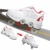 Fbestxie 2 in 1 Laufschuhe Turnschuhe Rädern Deformation Skateboard Schuhe Verstellbares Räder Skateboardschuhe Doppelrad,White red,38 - 6