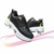 Fbestxie Inline Skates Casual Sneakers 2 in 1 Allrad-Deform Wheel Walk Dual Use Multifunktionale Mode Sneaker Deformationsschuhe Für Kinder Jungen Mädchen Rollschuhe,Black Green,38 - 1