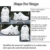 Fbestxie LED Rollschuhe Mit Räder,Mädchen Quad Roller Skates Damen Skate Roller,2-In-1- Skate Schuhe Sportschuhe Multifunktionale Deformation Schuhe Für Unsichtbare Schuhe Fersenroller Kinder,Weiß,39 - 8