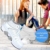 Fbestxie LED Rollschuhe Mit Räder,Mädchen Quad Roller Skates Damen Skate Roller,2-In-1- Skate Schuhe Sportschuhe Multifunktionale Deformation Schuhe Für Unsichtbare Schuhe Fersenroller Kinder,Weiß,35 - 5