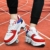 Fbestxie Multifunktionale Deformation Schuhe Quad Skate Rollschuhe Skating Outdoor Sportschuhe Für Erwachsene Sneakers Mit Rollen,White Blue,39 - 7