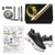 Fbestxie Rollschuhe Mädchen Quad Roller Skates Damen Skate Roller,2-In-1- Skate Schuhe Sportschuhe Multifunktionale Deformation Schuhe Für Mädchen Unsichtbare Schuhe Kinder,Black orange,38 - 2