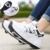 NNN Sportschuhe Skateboard Outdoor Gymnastik Turnschuhe Jungen Mädchen Freizeitschuh Schuhe Mit Rollen Drucktaste Einstellbare Skateboardschuhe Für Kinder Mädchen Junge Erwachsene,White1-42… - 1
