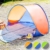 TecTake 800196 Pop Up Strandmuschel Wurfzelt 220x120x100cm mit UV Schutz - Diverse Farben - (Blau Gelb | Nr. 401680) - 3