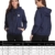 Abollria Damen Regenjacke Leichte Kurze Jacke mit Atmungsaktiv Futter Herbst wasserdichte Übergangjacken mit Kapuze - 3