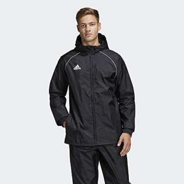 adidas Herren CORE18 RN JKT Sport Jacket, Black/White, L - 4