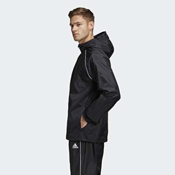 adidas Herren CORE18 RN JKT Sport Jacket, Black/White, L - 8