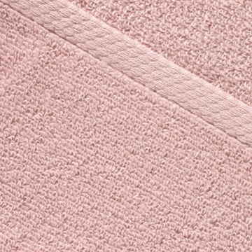 Amazon Basics - Handtuch-Set, schnelltrocknend, 2 Badetücher und 4 Handtücher - Blütenrosa, 100% Baumwolle - 3