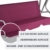 ArtLife Hollywoodschaukel 3-Sitzer mit Dach & Sitzauflage – Gartenschaukel 200 kg belastbar – Schaukelbank für Garten & Terrasse - rot - 3