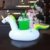 Aufblasbare Getränkehalter,Legends Einhorn Flamingo Palm Island Krapfen Frucht Cartoon Aufblasbares Flaschenhalter Badespielzeug Pool Untersetzer für Bier Getränke Saft (9 Stück-Mehrfarbig) - 2