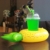 Aufblasbare Getränkehalter,Legends Einhorn Flamingo Palm Island Krapfen Frucht Cartoon Aufblasbares Flaschenhalter Badespielzeug Pool Untersetzer für Bier Getränke Saft (9 Stück-Mehrfarbig) - 8