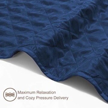 Bessport Camping Decke, Stranddecke Sanft, Sandabweisende Campingdecke, Warm Outdoor Picknickdecke Fleece 200 x 145 cm - für Camping, Outdoor, Picknicks, Reise, Terrasse und Heimnutzung (Blue) - 2