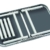 Bo-Camp Campingmöbel BC Tisch, abnehmbare Füße, Aluminium, 34 x 56 cm, Grau - 6