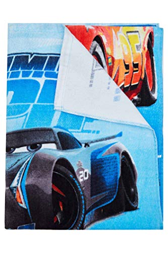Cars Disney Maximum MPH Strandtuch, Badetuch, Handtuch 70 x 140 cm mit Storm, Cruz und Lightning McQueen aus 100% Baumwolle, für Kinder - 2