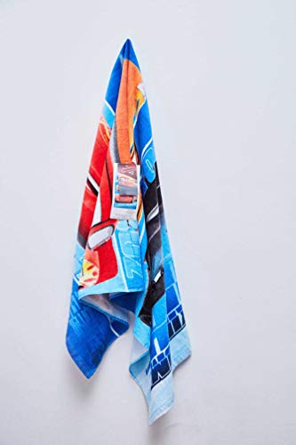 Cars Disney Maximum MPH Strandtuch, Badetuch, Handtuch 70 x 140 cm mit Storm, Cruz und Lightning McQueen aus 100% Baumwolle, für Kinder - 7