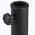 Deuba Sonnenschirmständer halbrund 9 kg Blumen Design schwarz Gussoptik Schirmständer wetterfest Sonnenschirm Ständer - 5