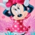 Disney Minnie Maus Strandtuch Handtuch Verschiedene Designs 70 x 140 cm, für Kinder Jungen und Mädchen, 100% Baumwolle (pink mit Blumen) - 3