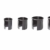 doppler Reduziereinsätze für Granit Sonnenschirmständer – Reduzierringe 5er Set – 52/48/38/32/25 mm - 1