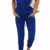ECOWISH Damen Jumpsuit Lang V Ausschnitt Overall Sommer Ärmellos Hosenanzug Träger Playsuit Romper Blau S - 1