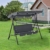 [en.casa] Hollywoodschaukel 172x112x152cm Gartenschaukel 3-Sitzer Gartenliege Schaukel Gartenbank bis 270kg Wasserabweisender Bezug - 7