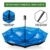 Eono by Amazon - Regenschirm Taschenschirm Kompakter Falt-Regenschirm, Winddichter, Auf-Zu-Automatik, Teflonbeschichtung, Verstärktes Dach, Ergonomischer Griff, Schirm-Tasche, Himmel - 4