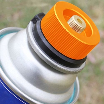 Gcroet Gas Adapter Gasadapter Sicher Durable Campingkocher Adapter Gas Conversion Kopfadapter Für Butan Kanister Schraube Gaskartusche Kolben Adapter - 8