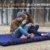 HIKENTURE Camping Isomatte Ultraleicht, Doppel Isomatte Aufblasbar für 2 Personen, Luftmatratze Schlafmatte Kleines Packmaß mit Fußpumpe, für Camping, Reise, Outdoor, Wandern, Strand, Navyblau - 7