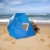 infactory Sonnenschirm Muschel: 2in1-Sonnenschirm und Strandmuschel 2 Seitenwände, UV50+, verstellbar (Sonnenschirm Strandschirm) - 3