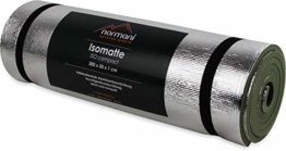 Isomatte Compact Aluminium Thermo Matte Isoliermatte Camping Outdoor leicht Farbe Oliv - 1