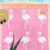 jilda-tex Strandtuch 90x180 cm Badetuch Strandlaken Handtuch 100% Baumwolle Velours Frottier Pflegeleicht (Flamingo Tropical) - 3