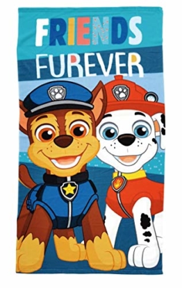 Kinder - Handtuch Saunatuch Strandtuch Duschtuch Badetuch - 70 x 140 cm - Geschenk Mikrofaser (Paw Patrol) - 1