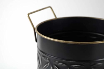 Kobolo Schirmständer Regenschirmständer Stroke - Metall - schwarz - H 43 cm - 5