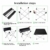 Linkax Tragbar Klapptisch Aluminium Campingtisch mit Tragetasche, Maximale Belastung 30 kg für Camping Picknick, Strand, Garten Grill - 4