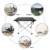 Linkax Tragbar Klapptisch Aluminium Campingtisch mit Tragetasche, Maximale Belastung 30 kg für Camping Picknick, Strand, Garten Grill - 6