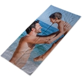 LolaPix Personalisiertes Strandhandtuch mit Foto/Bild/Text/Name. Badetuch aus Baumwolle. Personalisiertes Strandtuch Camping Pool. Verschiedene Größen verfügbar. 80x160cm. - 1