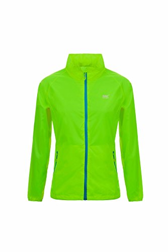Mac in a Sac New Neon - Unisex Regenjacke - wasserdicht - mit Tasche zum Verstauen - Neonfarben - Neongrün - M - 2