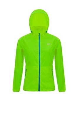 Mac in a Sac New Neon - Unisex Regenjacke - wasserdicht - mit Tasche zum Verstauen - Neonfarben - Neongrün - M - 1