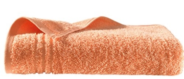 Naturawalk Handtücher Serie Milano Bio-Baumwolle in Luxusqualität, in 7 Größen und 16 Trendfarben - Grösse Handtuch 50x100 cm, Farbe Orange 316 - 2