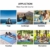 NC Stranddecke wasserdichte Picknickdecke mit 4 Zeltstöpsel, Sandabweisende Campingdecke für den Strand, Campen, Wandern - 6