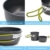 Odoland Camping Geschirr Set 9-teiliges Outdoor Kochgeschirr Aluminium Camping Töpfe Becher Faltbare Besteck Mini Campingkocher für Outdoor Picknick Wandern - 3