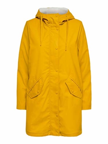 ONLY Female Regenjacke Langer MGolden Yellow - 1