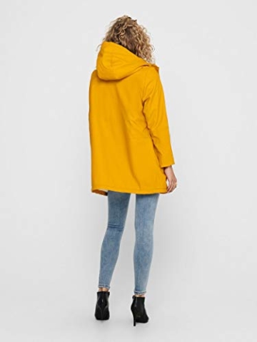 ONLY Female Regenjacke Langer MGolden Yellow - 2