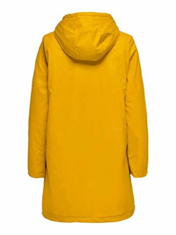 ONLY Female Regenjacke Langer MGolden Yellow - 4