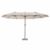 Outsunny Sonnenschirm Gartenschirm Marktschirm Doppelsonnenschirm Terrassenschirm mit Handkurbel Beige Oval 460 x 270 x 240 cm - 9