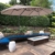 Outsunny Sonnenschirm mit Kurbel, Doppelschirm, Verstellbarer Gartenschirm, Sonnenschutz, Metall, Braun, 460 x 270 x 250 cm - 6