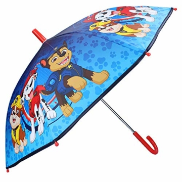 Paw Patrol Kinder Regenschirm Stockschirm, ∅ 72 cm, blau - 1