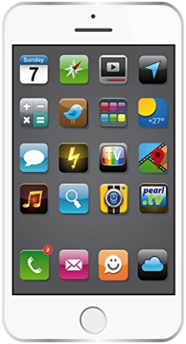 PEARL Strandtuch: Badetuch im weißen Smartphone-Design, 170 x 100 cm (Strandlaken) - 1