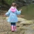 Playshoes Mädchen Regenjacke Eulen Regenmantel, Türkis (Türkis 15),116 - 6